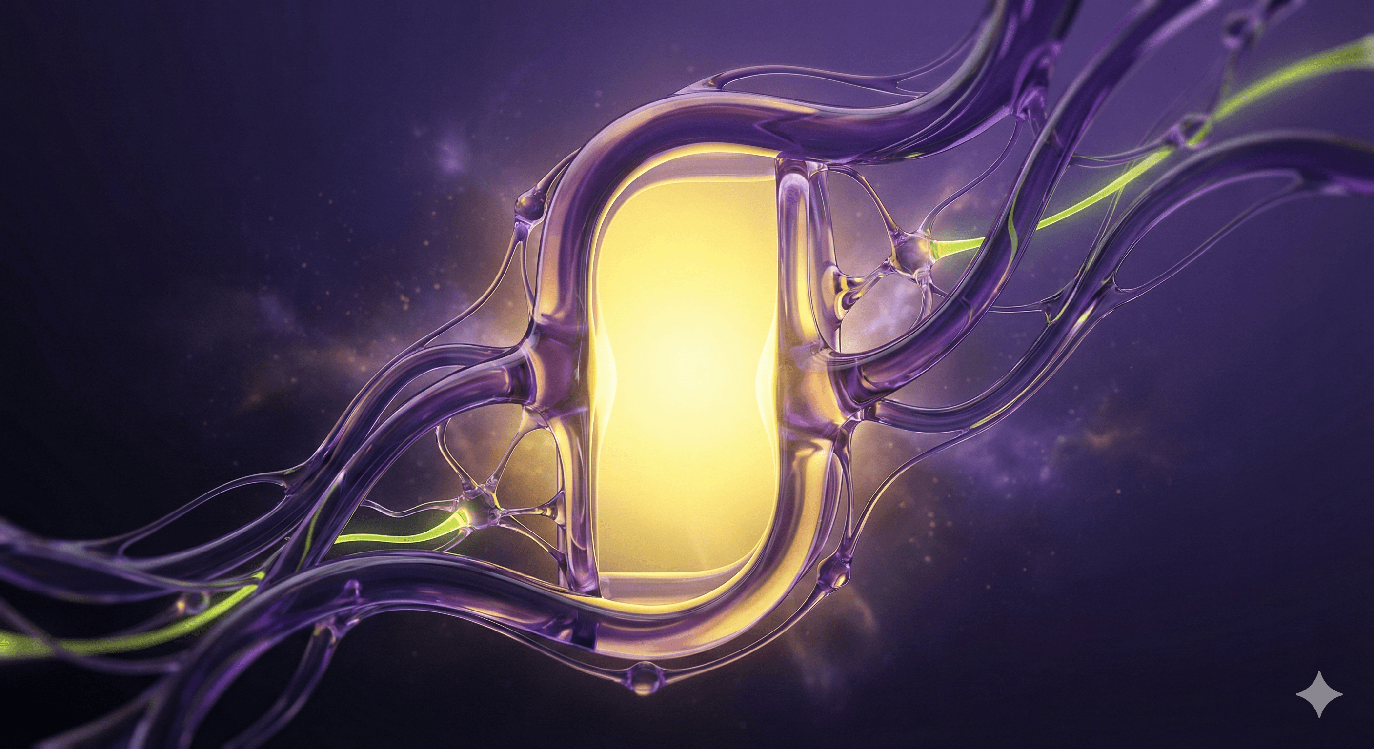 Welcoming and warm brand consultation space represented by inviting abstract neuro-design