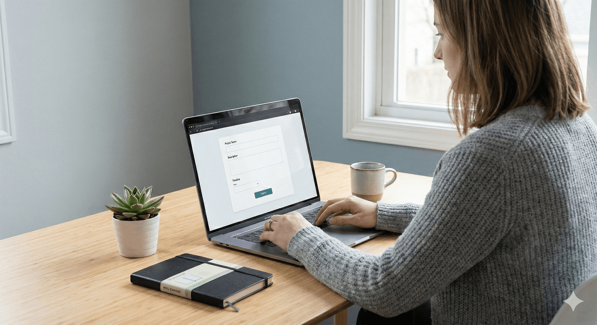 Complete project questionnaire at your own pace